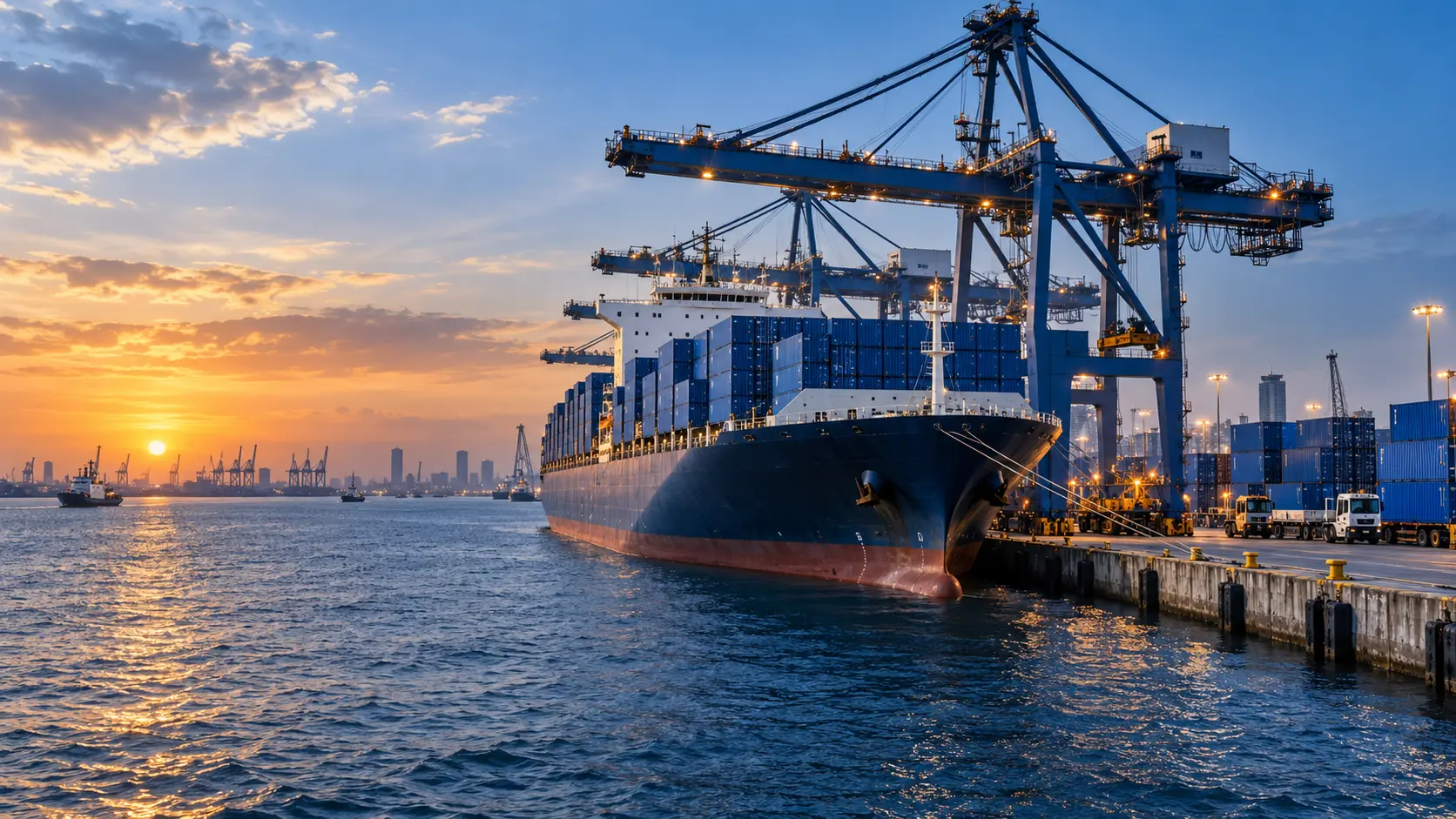Sea freight and container shipping